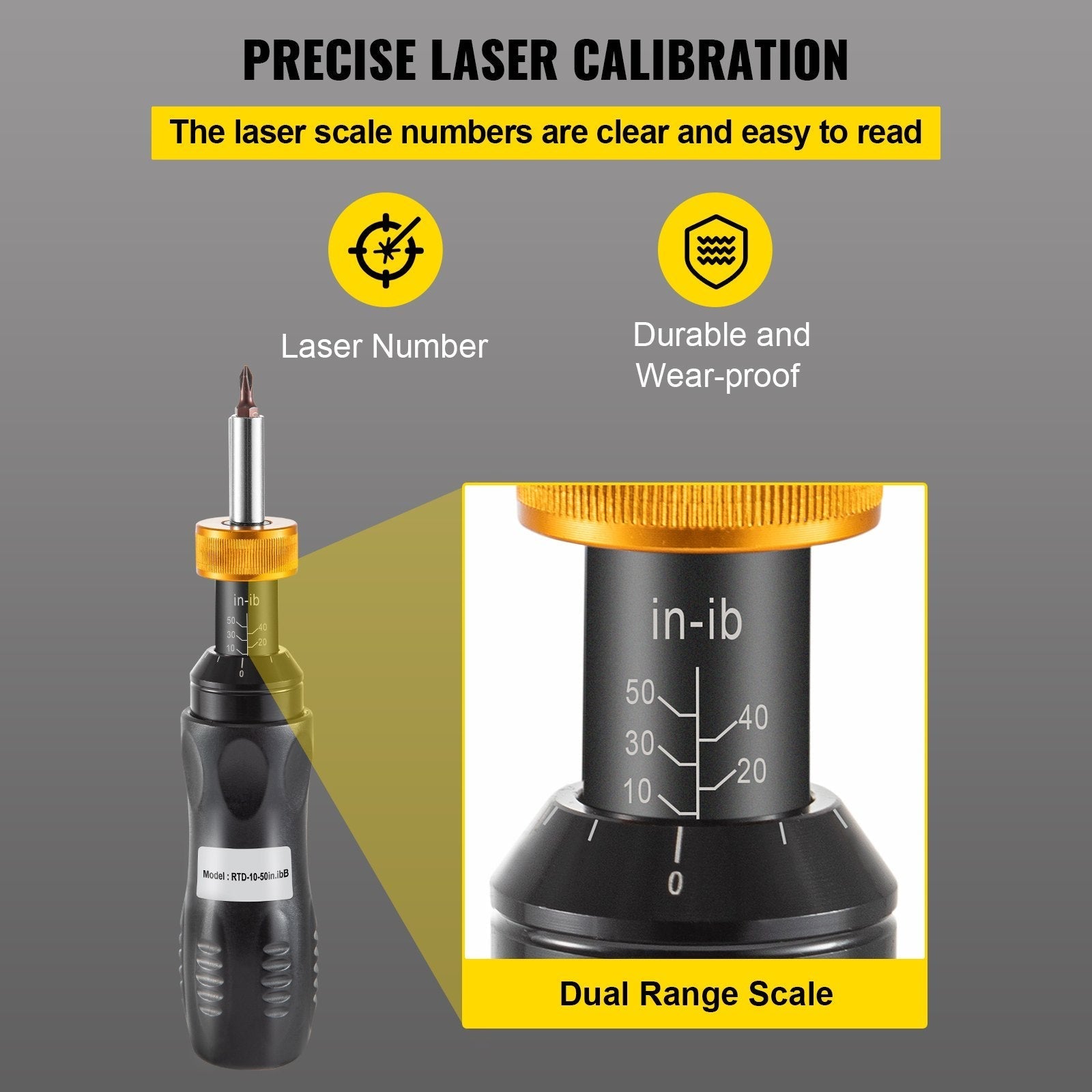 VEVOR Torque Screwdriver, 1/4\