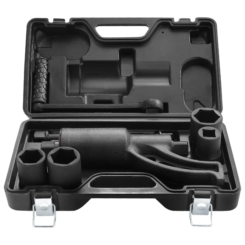 VEVOR Torque Multiplier, Heavy Duty Torque Multiplier Wrench Set, 1 Inch Drive Lug Nut Wrench Torque Multiplier, 1:58 4800N.m Lug Nut Remover, with 4 Sockets and Storage Case for Truck Trailer RV