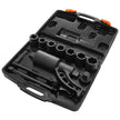 VEVOR Torque Multiplier, Heavy Duty Torque Multiplier Wrench Set, 1 Inch Drive Lug Nut Wrench Torque Multiplier, 1:58 4800N.m Lug Nut Remover, with 8 Sockets and Storage Case for Truck Trailer RV