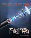 VEVOR Endoscope Camera 1920P HD Borescope for Android & IOS with 16.4FT Cable
