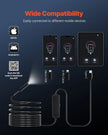VEVOR Endoscope Camera 1920P HD Borescope for Android & IOS with 16.4FT Cable