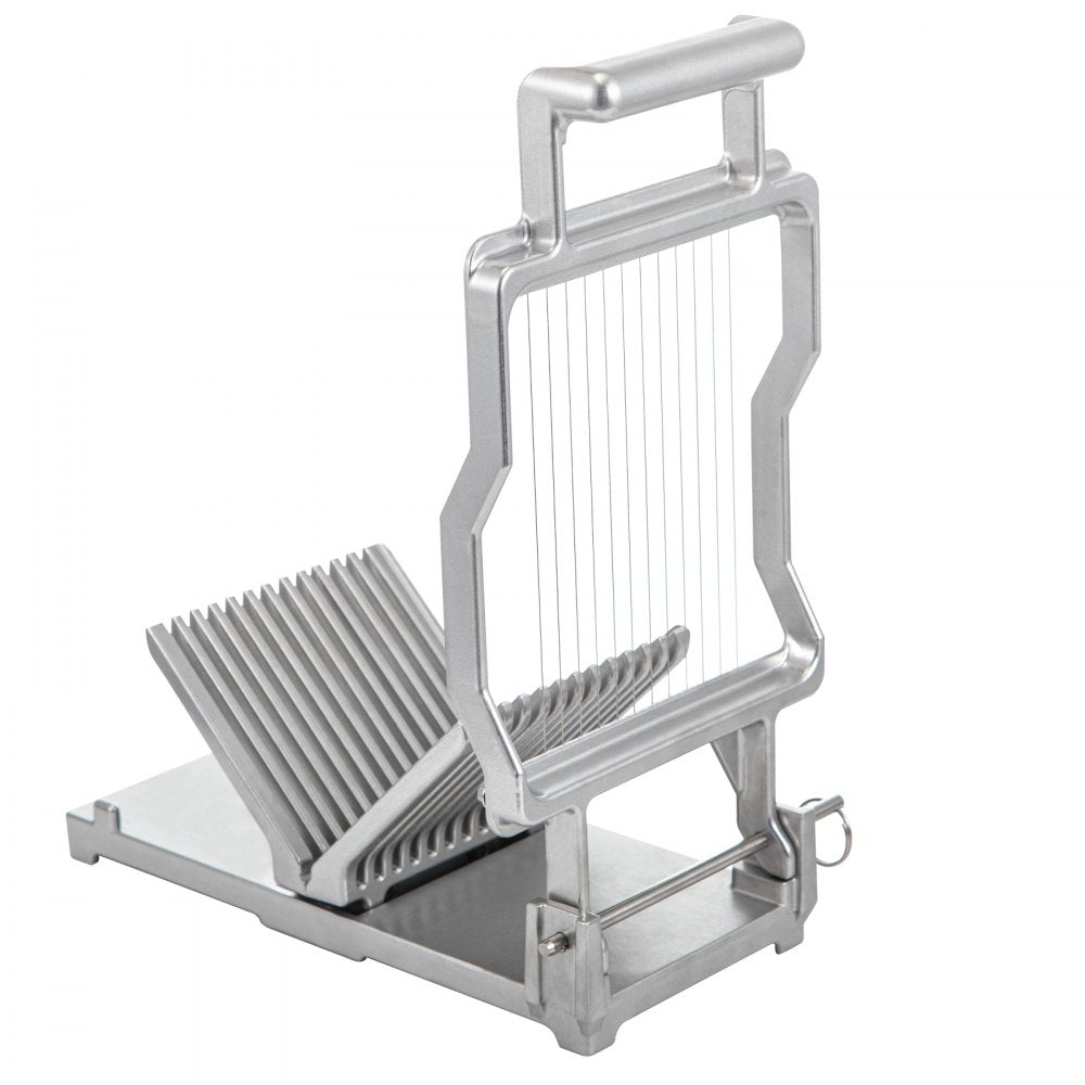 VEVOR Cheese Cutter With Wire 1 cm & 2 cm Cheeser Butter Cutting Blade Replaceable Cheese Slicer Wire, Aluminum Alloy Commercial Cheese Slicer w/ 304 Stainless Steel Wire Kitchen Cooking Baking Tool