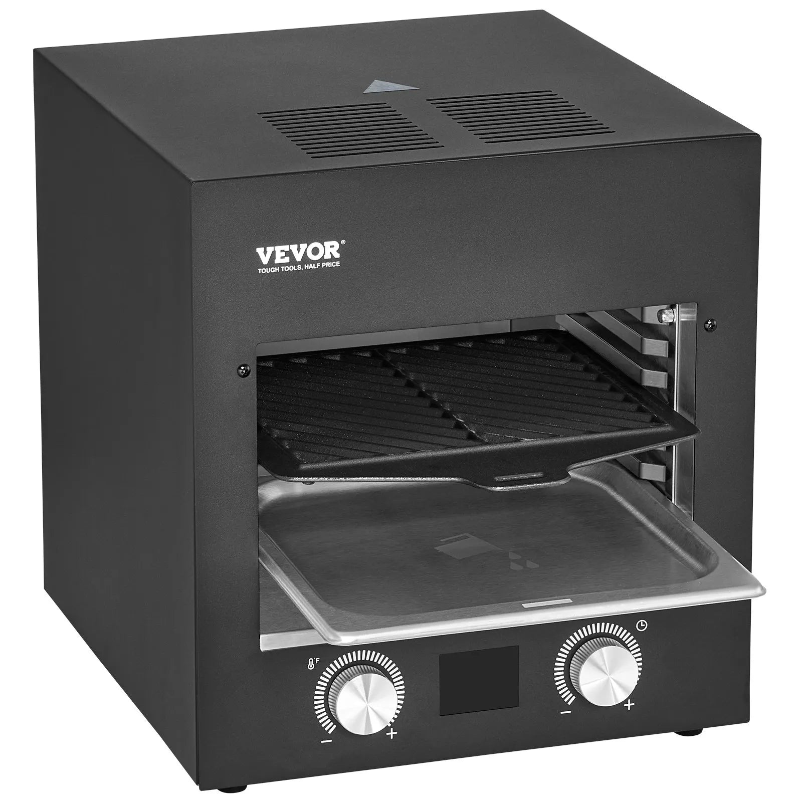 VEVOR Electric Steak Grill 1800W Smokeless Infrared Broiler Stainless Steel Home