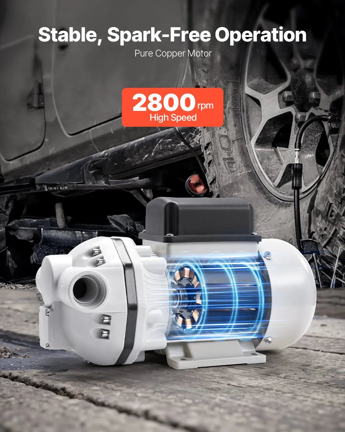VEVOR DEF Transfer Pump 8 GPM 110V for Diesel Exhaust Fluid Urea Self Priming