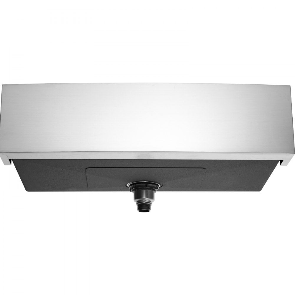 VEVOR Farmhouse Kitchen Sink, 304 Stainless Steel Drop-In Sinks, Top Mount Single Bowl Basin with Ledge & Accessories, Household Dishwasher Sinks for Workstation, Prep Kitchen, and Bar Sink, 36 inch
