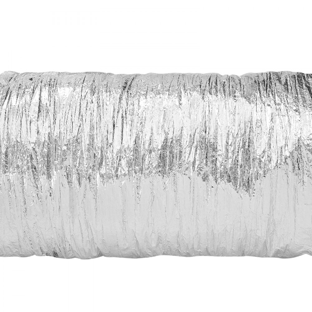 VEVOR Dryer Vent Hose, 5'' Insulated Flexible Duct 25FT Long with 2 Duct Clamps, Heavy-Duty Three Layer Protection for HVAC Heating Cooling Ventilation and Exhaust, R-4.2 Flame Resistance Value