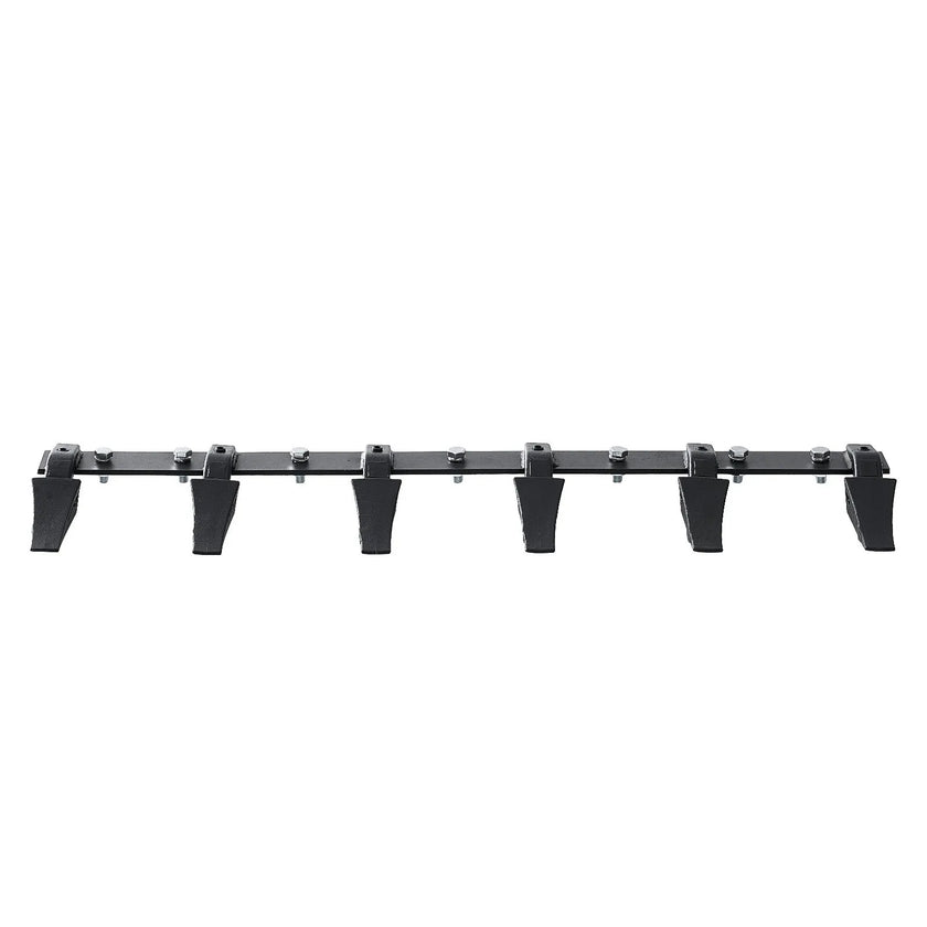VEVOR Bucket Tooth Bar, 48'', Heavy Duty Tractor Bucket 6 Teeth Bar for Loader Tractor Skidsteer, 4560 lbs Load-Bearing Capacity Bolt On Design, for Efficient Soil Excavation and Bucket Protection