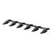 VEVOR Bucket Tooth Bar, 48'', Heavy Duty Tractor Bucket 6 Teeth Bar for Loader Tractor Skidsteer, 4560 lbs Load-Bearing Capacity Bolt On Design, for Efficient Soil Excavation and Bucket Protection