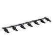 VEVOR Bucket Tooth Bar, 60'', Heavy Duty Tractor Bucket 7 Teeth Bar for Loader Tractor Skidsteer, 4560 lbs Load-Bearing Capacity Bolt On Design, for Efficient Soil Excavation and Bucket Protection