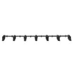 VEVOR Bucket Tooth Bar, 60'', Heavy Duty Tractor Bucket 7 Teeth Bar for Loader Tractor Skidsteer, 4560 lbs Load-Bearing Capacity Bolt On Design, for Efficient Soil Excavation and Bucket Protection