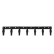 VEVOR Bucket Tooth Bar, 60'', Heavy Duty Tractor Bucket 7 Teeth Bar for Loader Tractor Skidsteer, 4560 lbs Load-Bearing Capacity Bolt On Design, for Efficient Soil Excavation and Bucket Protection