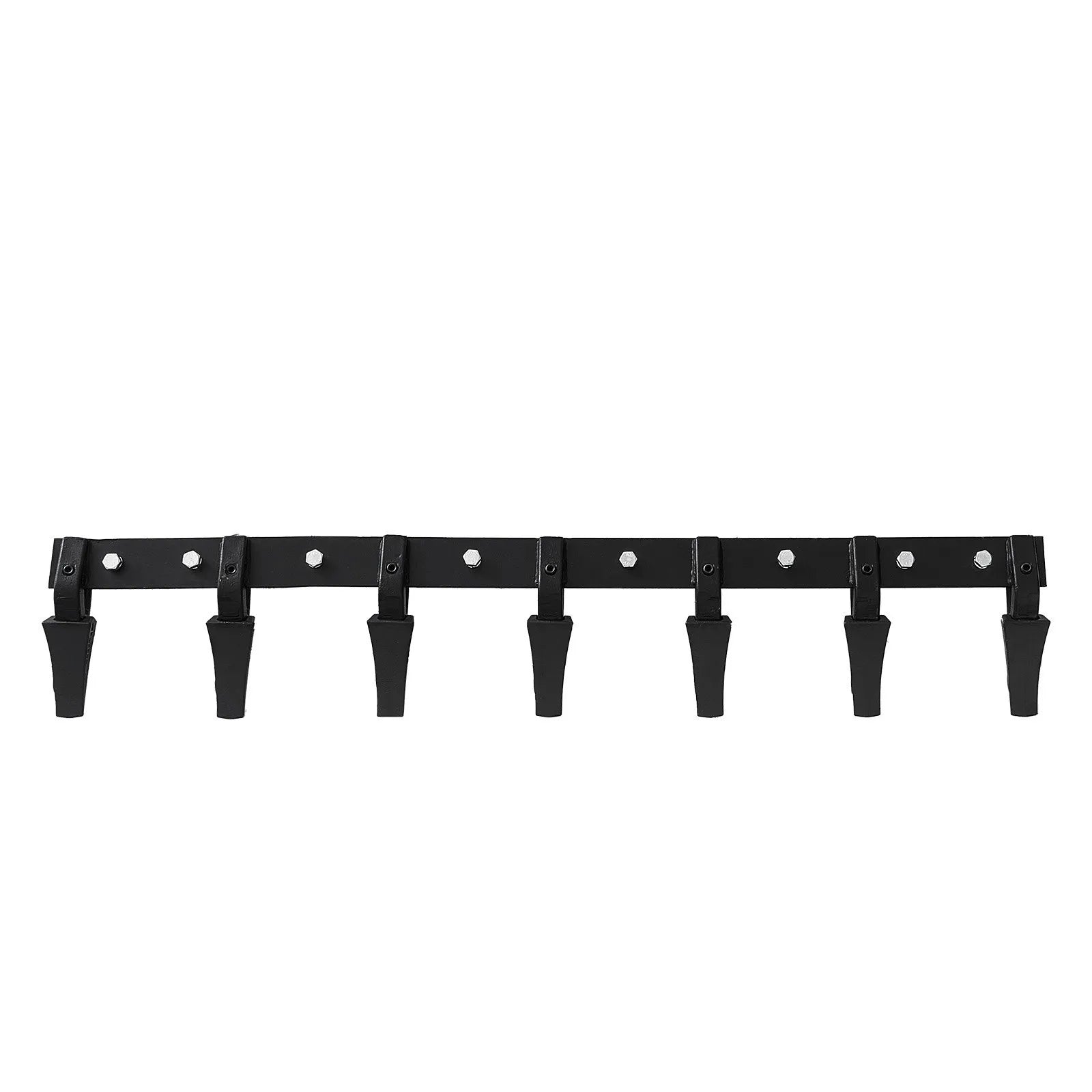 VEVOR Bucket Tooth Bar, 60'', Heavy Duty Tractor Bucket 7 Teeth Bar for Loader Tractor Skidsteer, 4560 lbs Load-Bearing Capacity Bolt On Design, for Efficient Soil Excavation and Bucket Protection