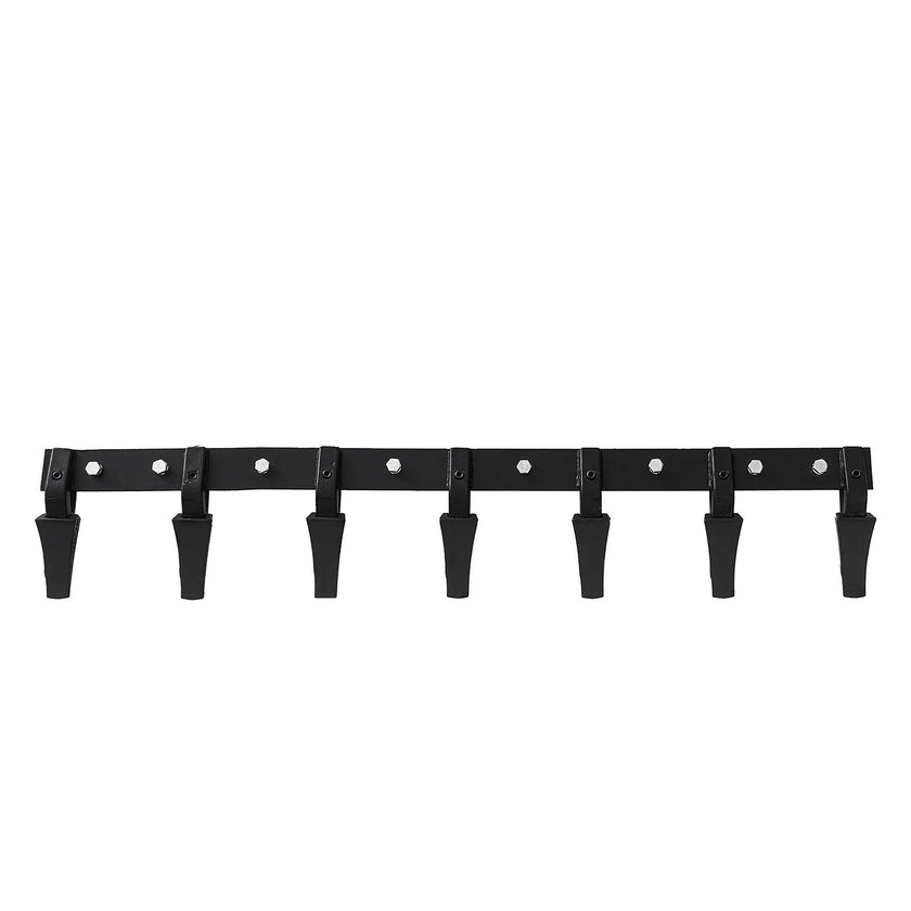 VEVOR Bucket Tooth Bar, 60'', Heavy Duty Tractor Bucket 7 Teeth Bar for Loader Tractor Skidsteer, 4560 lbs Load-Bearing Capacity Bolt On Design, for Efficient Soil Excavation and Bucket Protection