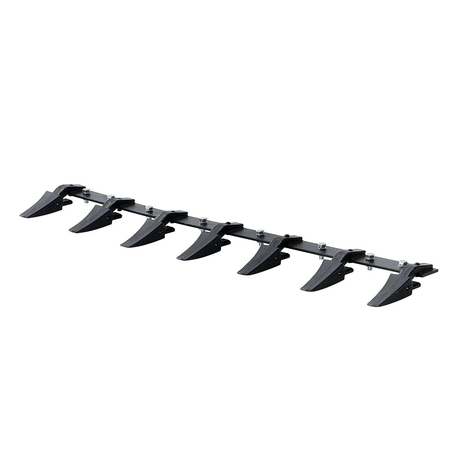 VEVOR Bucket Tooth Bar, 60'', Heavy Duty Tractor Bucket 7 Teeth Bar for Loader Tractor Skidsteer, 4560 lbs Load-Bearing Capacity Bolt On Design, for Efficient Soil Excavation and Bucket Protection