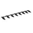 VEVOR Bucket Tooth Bar, 66'', Heavy Duty Tractor Bucket 8 Teeth Bar for Loader Tractor Skidsteer, 4560 lbs Load-Bearing Capacity Bolt On Design, for Efficient Soil Excavation and Bucket Protection
