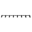 VEVOR Bucket Tooth Bar, 66'', Heavy Duty Tractor Bucket 8 Teeth Bar for Loader Tractor Skidsteer, 4560 lbs Load-Bearing Capacity Bolt On Design, for Efficient Soil Excavation and Bucket Protection