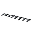 VEVOR Bucket Tooth Bar, 66'', Heavy Duty Tractor Bucket 8 Teeth Bar for Loader Tractor Skidsteer, 4560 lbs Load-Bearing Capacity Bolt On Design, for Efficient Soil Excavation and Bucket Protection