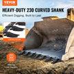 VEVOR Bucket Tooth Bar, 53'', Heavy Duty Tractor Bucket Teeth Bar for Sub-Compact Tractor Loader, 4560 lbs Load-Bearing Capacity, Fits Bucket Cutting Edges Sized 1/2