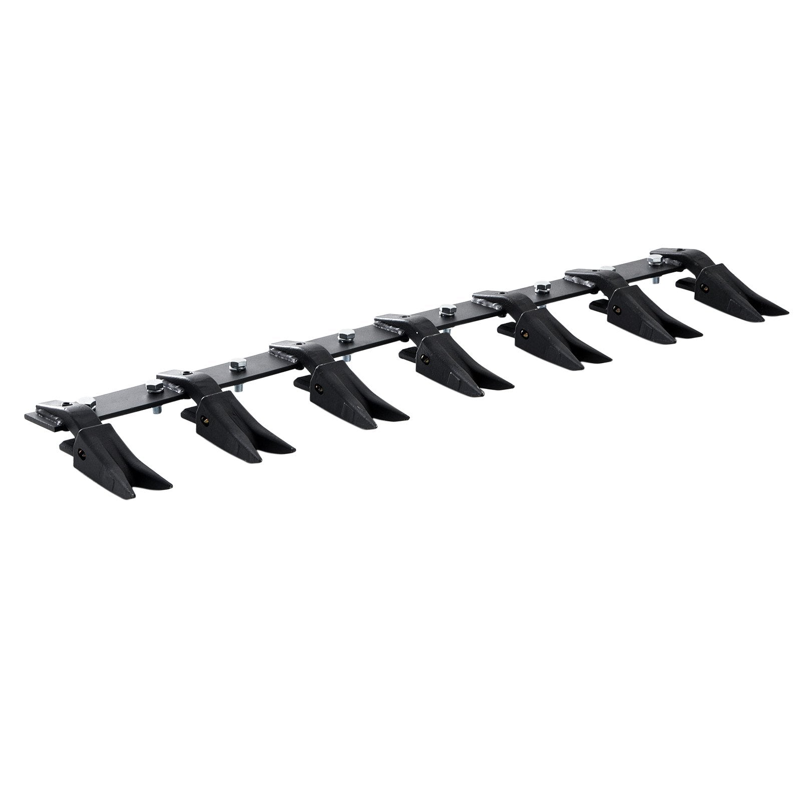 VEVOR Bucket Tooth Bar, 53'', Heavy Duty Tractor Bucket Teeth Bar for Sub-Compact Tractor Loader, 4560 lbs Load-Bearing Capacity, Fits Bucket Cutting Edges Sized 1/2