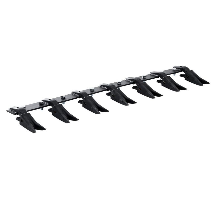 VEVOR Bucket Tooth Bar, 53'', Heavy Duty Tractor Bucket Teeth Bar for Sub-Compact Tractor Loader, 4560 lbs Load-Bearing Capacity, Fits Bucket Cutting Edges Sized 1/2