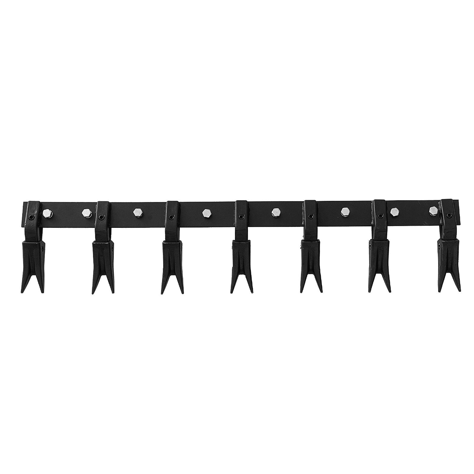 VEVOR Bucket Tooth Bar, 53'', Heavy Duty Tractor Bucket Teeth Bar for Sub-Compact Tractor Loader, 4560 lbs Load-Bearing Capacity, Fits Bucket Cutting Edges Sized 1/2