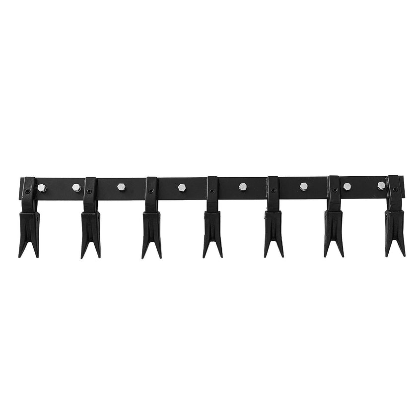 VEVOR Bucket Tooth Bar, 53'', Heavy Duty Tractor Bucket Teeth Bar for Sub-Compact Tractor Loader, 4560 lbs Load-Bearing Capacity, Fits Bucket Cutting Edges Sized 1/2
