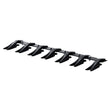 VEVOR Bucket Tooth Bar, 53'', Heavy Duty Tractor Bucket Teeth Bar for Sub-Compact Tractor Loader, 4560 lbs Load-Bearing Capacity, Fits Bucket Cutting Edges Sized 1/2