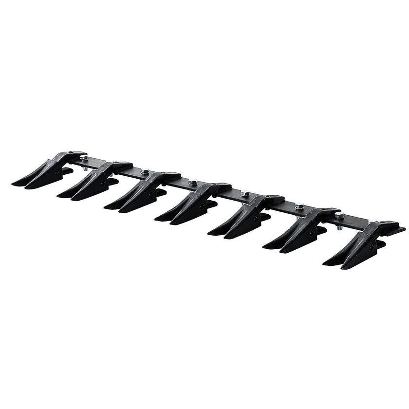 VEVOR Bucket Tooth Bar, 53'', Heavy Duty Tractor Bucket Teeth Bar for Sub-Compact Tractor Loader, 4560 lbs Load-Bearing Capacity, Fits Bucket Cutting Edges Sized 1/2