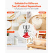 Electric Milk Cream Separator – 60L/H Stainless Steel Dairy Separator Machine (40W, 100–240V)