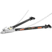 VEVOR Tow Bar, 5500 lbs Towing Capacity with Chains, Powder-Coating Alloy Steel Bumper-Mounted Universal Towing Bar, Coupler Fits 2-Inch Ball Hitch, 39.4-Inch Opening Width, for RV Car Trailer Truck