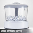 VEVOR 110V Commercial Ice Shaver Crusher 1102 LBS/H with 17.6 LBS Hopper, 350 W Tabletop Electric Snow Cone Maker 320 RPM Rotate Speed Perfect For Parties Events Snack Bar