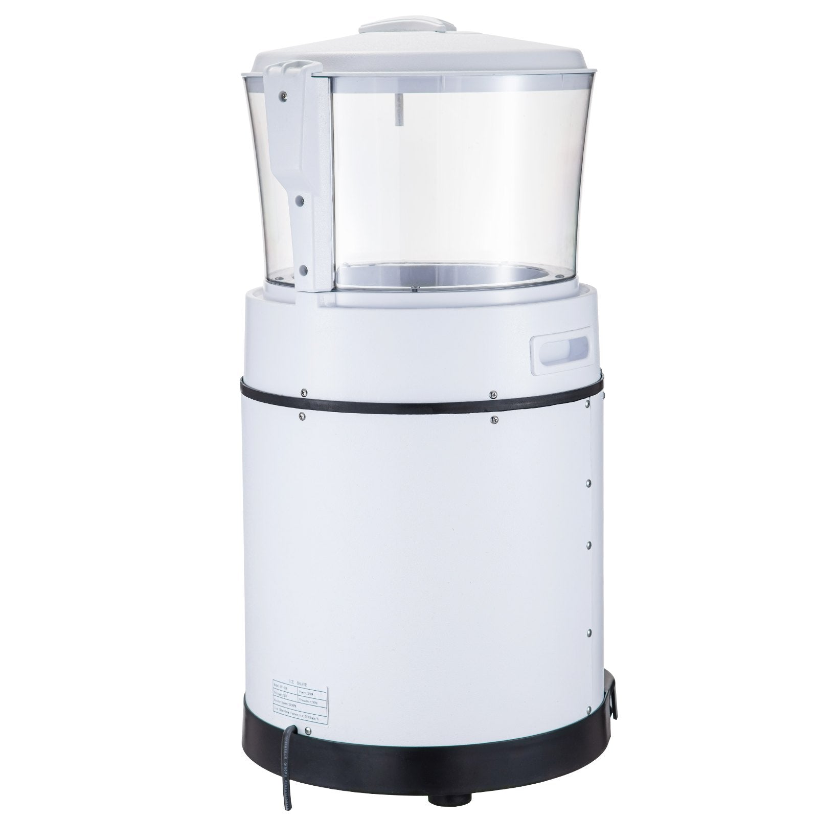 VEVOR 110V Commercial Ice Shaver Crusher 1102 LBS/H with 17.6 LBS Hopper, 350 W Tabletop Electric Snow Cone Maker 320 RPM Rotate Speed Perfect For Parties Events Snack Bar
