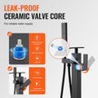 VEVOR Freestanding Bathtub Faucet, Floor Mount, Freestanding Tub Filler, Shower Mixer Taps, Two Water Modes, 360° Swivel Spout, for Bathing & Showering Pet Bathing Cleaning Drains Toilet Flushing