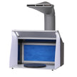 VEVOR Airbrush Spray Booth, Portable Hobby Airbrush Paint Spray Booth Kit with 4 LED Light, Powerful Dual Exhaust Fans, Turntable and 6 ft Extension Hose, for Painting Models, Arts, Crafts, Cakes