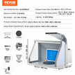 VEVOR Airbrush Spray Booth Dual-Fans Portable Hobby Airbrush Paint Spray Booth