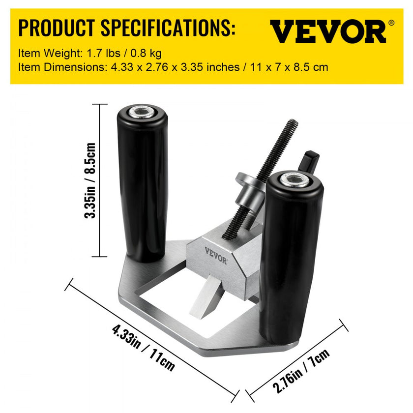 VEVOR Router Plane, Easy Adjustable Blade Hand Planer, Comfortable Bakelite Handle, Stainless Steel Wood Shaver w/ Depth Stop, High Configuration Handheld Woodworking Tool for DIY Carpentry Industry