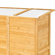 VEVOR Outdoor Wooden Storage Shed Waterproof Garden Tool Shed 55x67.5 inch