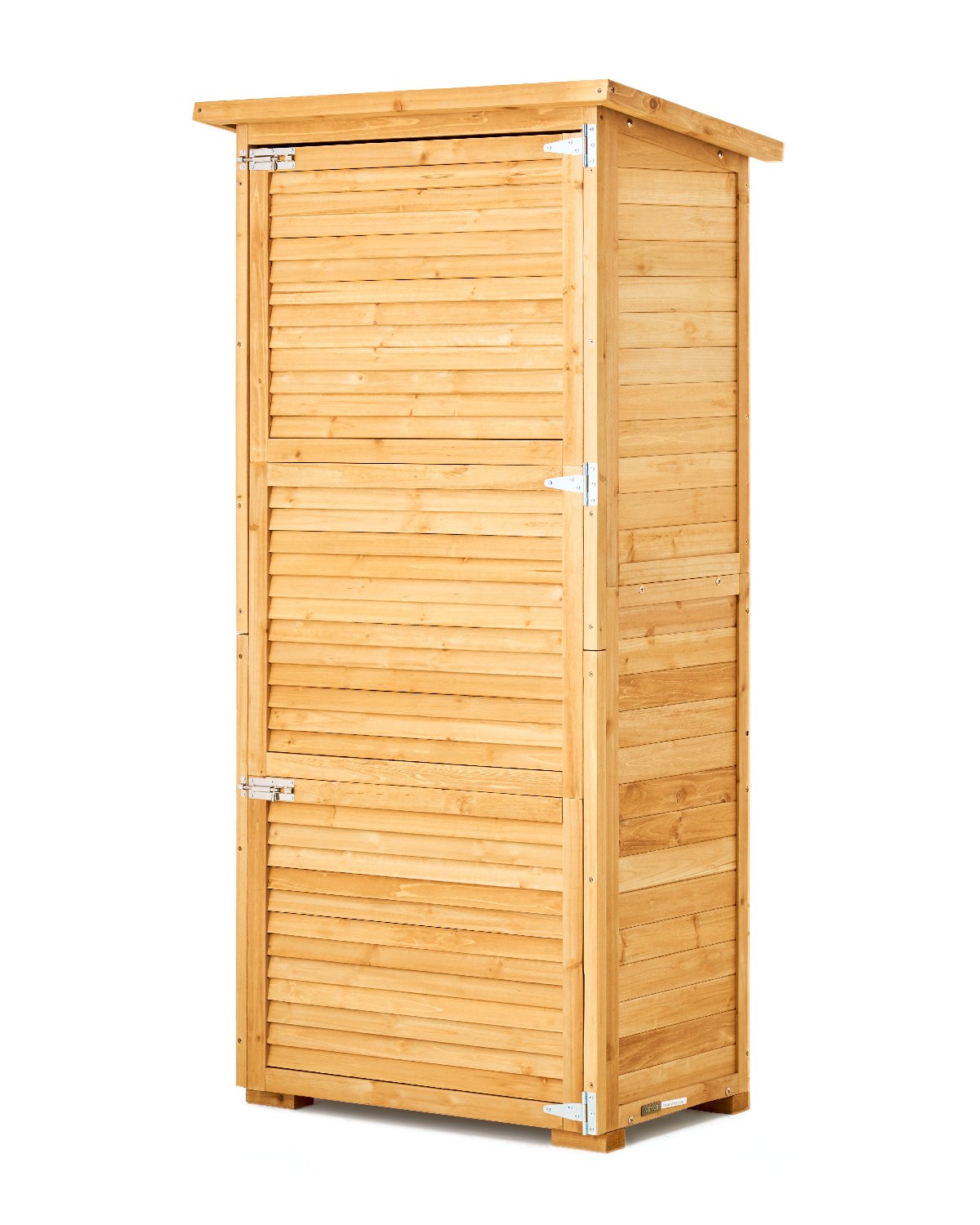 VEVOR Outdoor Wooden Storage Shed Waterproof Garden Tool Shed 31.5x63.8 inch