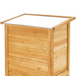 VEVOR Outdoor Wooden Storage Shed Waterproof Garden Tool Shed 31.5x63.8 inch