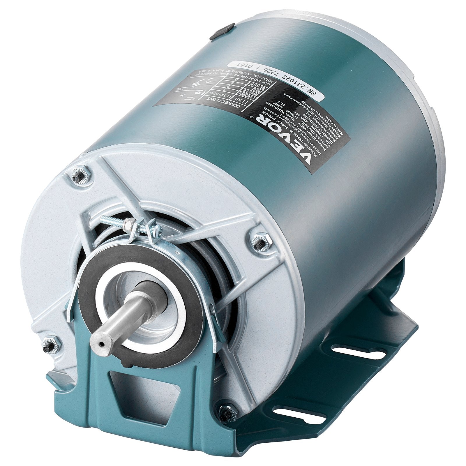 VEVOR 1/2HP Furnace Blower Motor 1720RPM 115V 7.1A 1-Phase 0.78