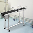 VEVOR Belt Conveyor Length 47-Inch, PVC Conveyor Belt Width 7.8-Inch, Motorized Conveyor Industrial Transport Conveyor, w/ Double Guardrails Anti-static Adjustable Conveyor Table Electric Handling