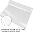 VEVOR Greenhouse Film 10 x 25 ft, Greenhouse Polyethylene Film 6 Mil Thickness, Greenhouse Plastic Greenhouse Clear Plastic Film UV Resistant, Polyethylene Film Keep Warming, Superior Toughness