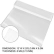 VEVOR Greenhouse Film 12 x 28 ft, Greenhouse Polyethylene Film 6 Mil Thickness, Greenhouse Plastic Greenhouse Clear Plastic Film UV Resistant, Polyethylene Film Keep Warming, Superior Strength