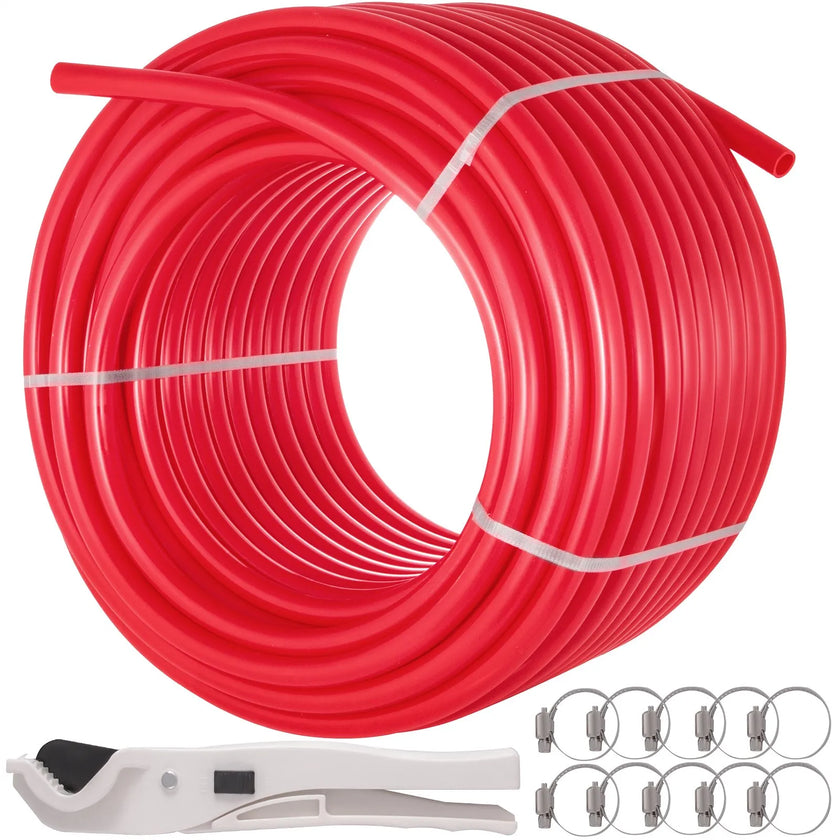 VEVOR Pex Pipe Tubing 1 Inch 300ft Pex Tubing Non-Barrier Radiant Water Plumbing Pipe Pex-B,1
