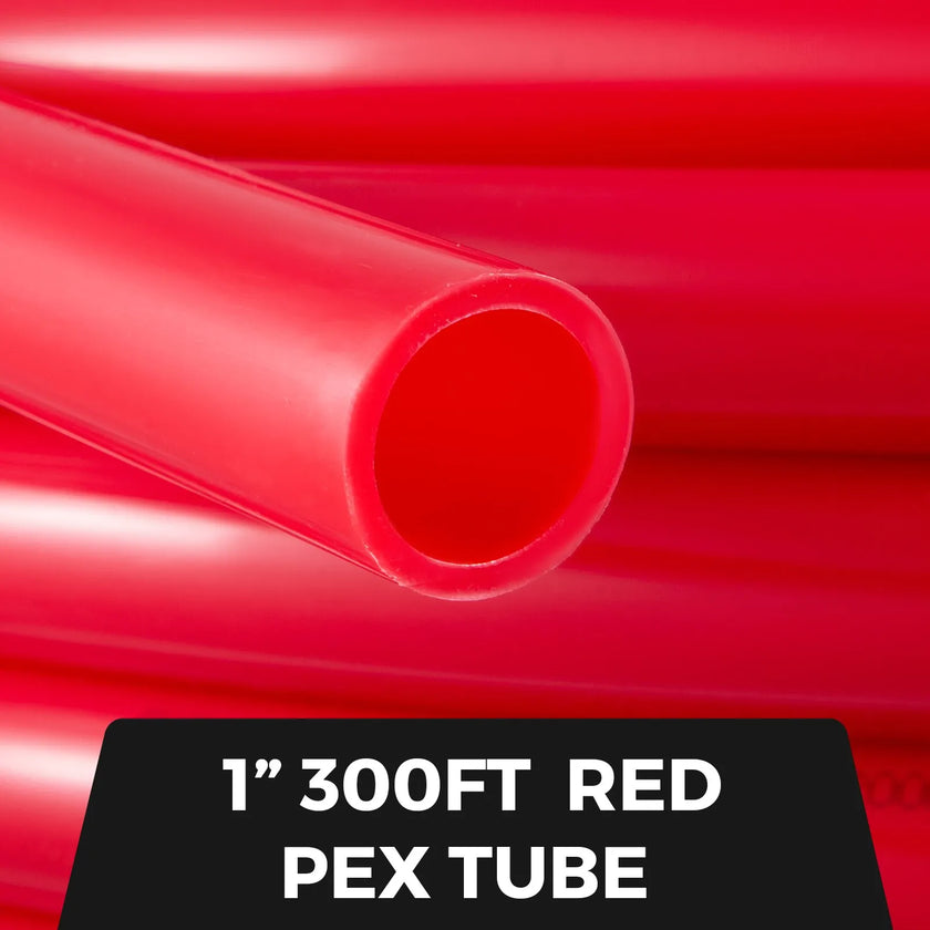 VEVOR Pex Pipe Tubing 1 Inch 300ft Pex Tubing Non-Barrier Radiant Water Plumbing Pipe Pex-B,1