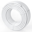 VEVOR PEX Pipe 3/4 Inch, 100 Feet Length PEX-B Flexible Pipe Tubing for Potable Water, Pex Water Lines for Hot/Cold Water & Easily Restore, Plumbing Applications with Free Cutter & Clamps ,White
