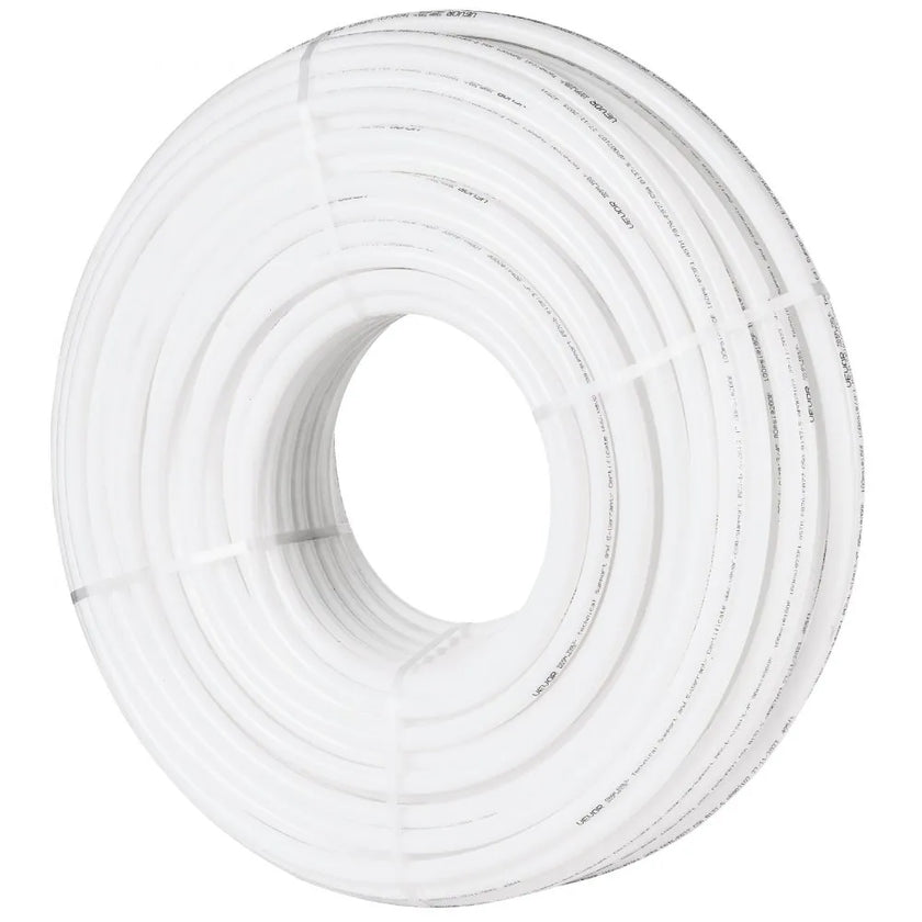 VEVOR PEX Pipe 3/4 Inch, 500 Feet Length PEX-B Flexible Pipe Tubing for Potable Water, Pex Water Lines for Hot/Cold Water & Easily Restore, Plumbing Applications with Free Cutter & Clamps ,White