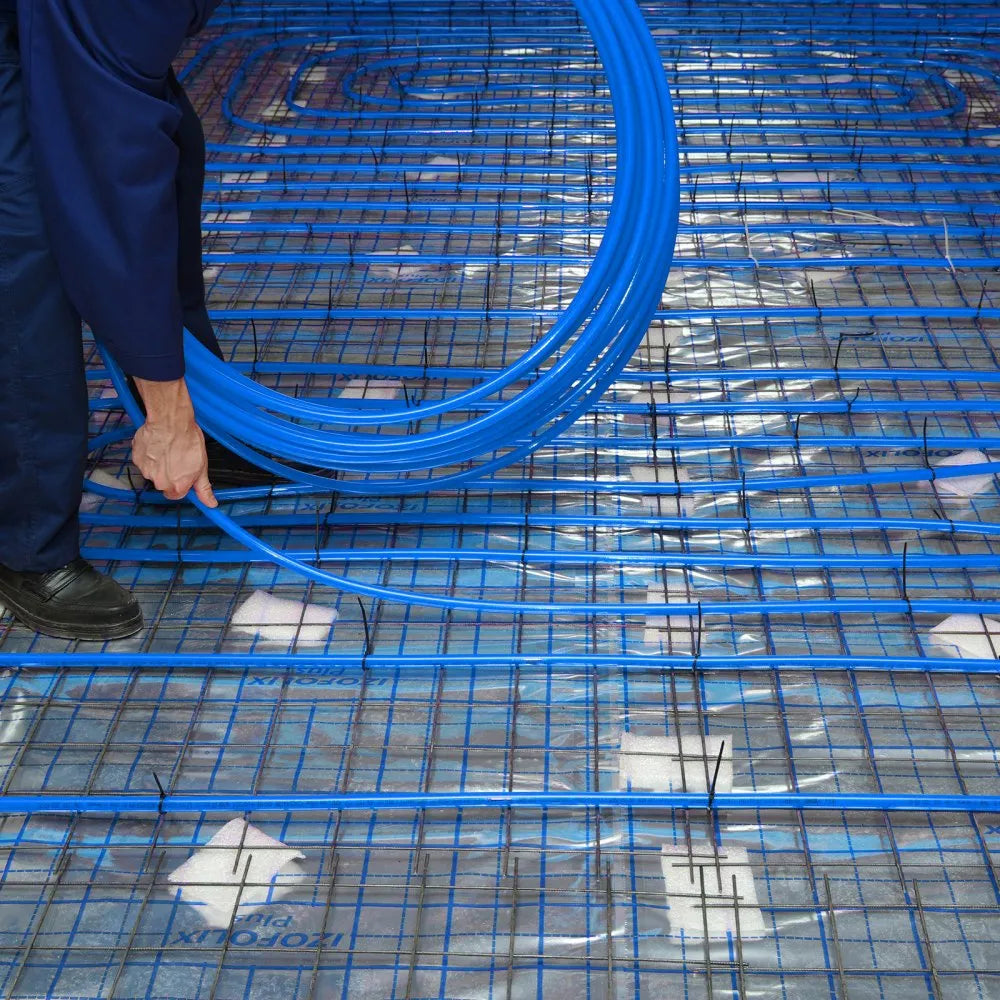 VEVOR PEX Pipe 1/2 Inch, 300 Feet Length PEX-B Flexible Pipe Tubing for Potable Water, Pex Water Lines for Hot/Cold Water & Easily Restore, Plumbing Applications with Free Cutter & Clamps ,Blue