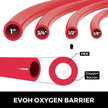 VEVOR Oxygen Barrier PEX Tubing - 1/2 Inch X 900 Feet Tube Coil - EVOH PEX-B Pipe for Residential Commercial Radiant Floor Heating Pex Pipe (1/2\