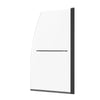 VEVOR Frameless Bathtub Shower Door 34 in. W x 55 in. H 180° Rotatable Door